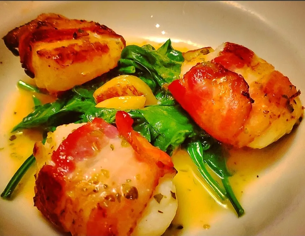 Bacon Wrapped U10 Scallops
